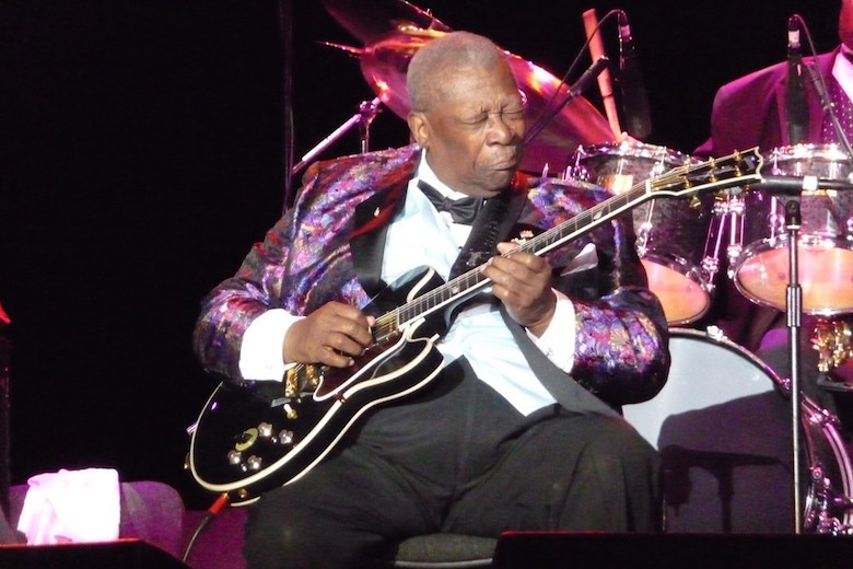 BB King and his guitar Lucille